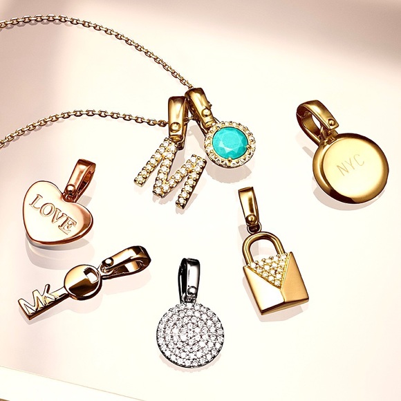 Michael Kors - 14K Gold-plated Sterling Silver Pavé Nesting Ring Jacket (6) - Picture 6 of 6